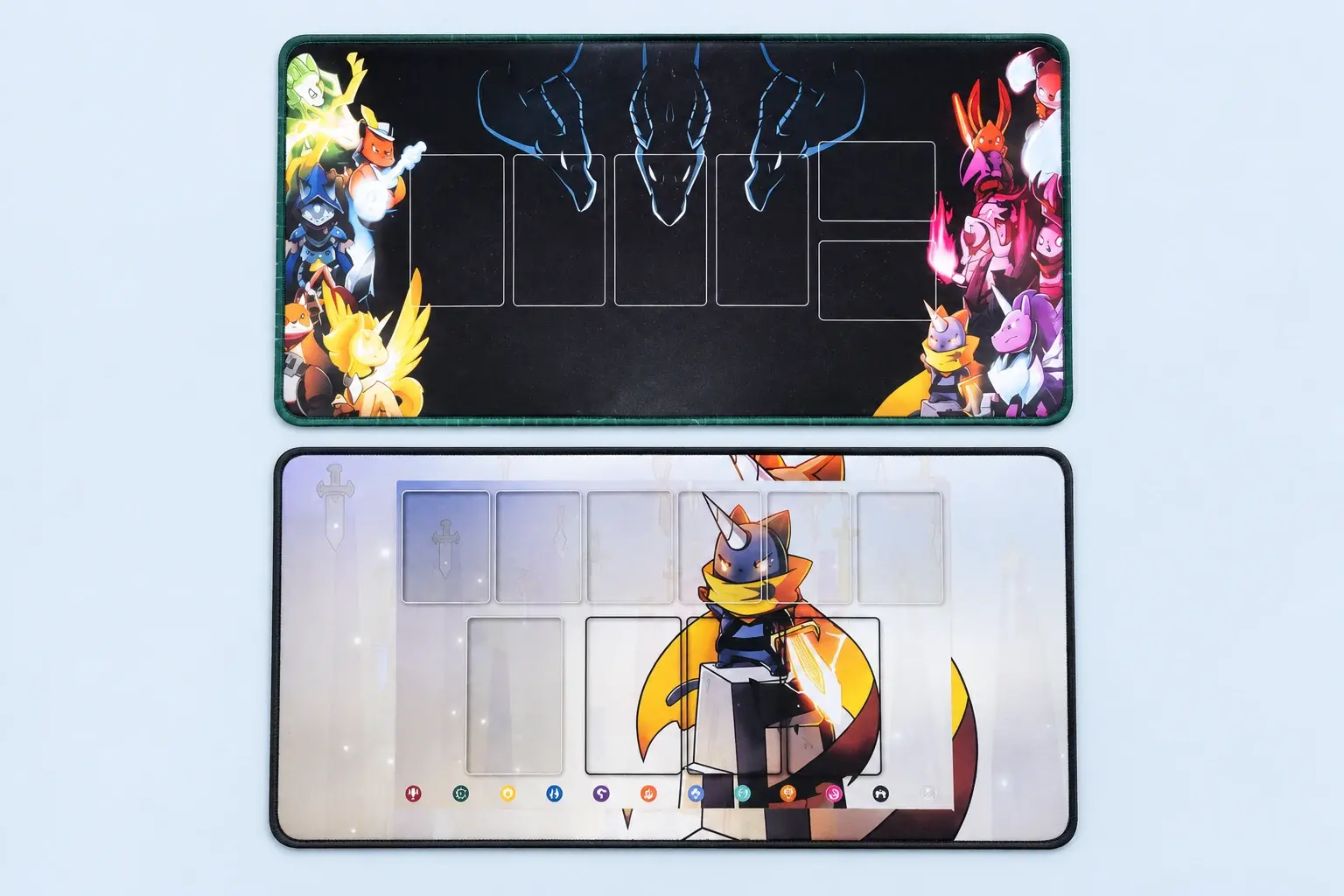 Cloud Blue studio presentation of Character Lineup & Armored Warrior Mats.