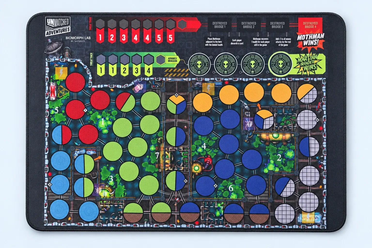Cloud Blue studio presentation of Multicolor Strategy Board Mat.