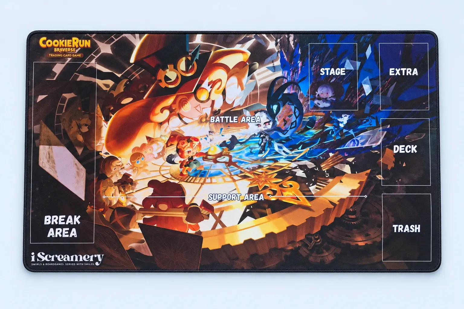 Cloud Blue studio presentation of CookieRun Adventure Playmat.