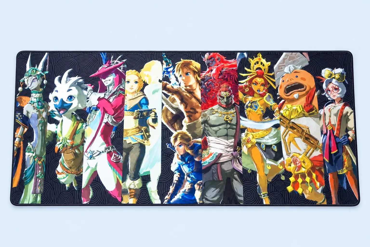Cloud Blue studio presentation of Colorful Anime Lineup Deskmat.