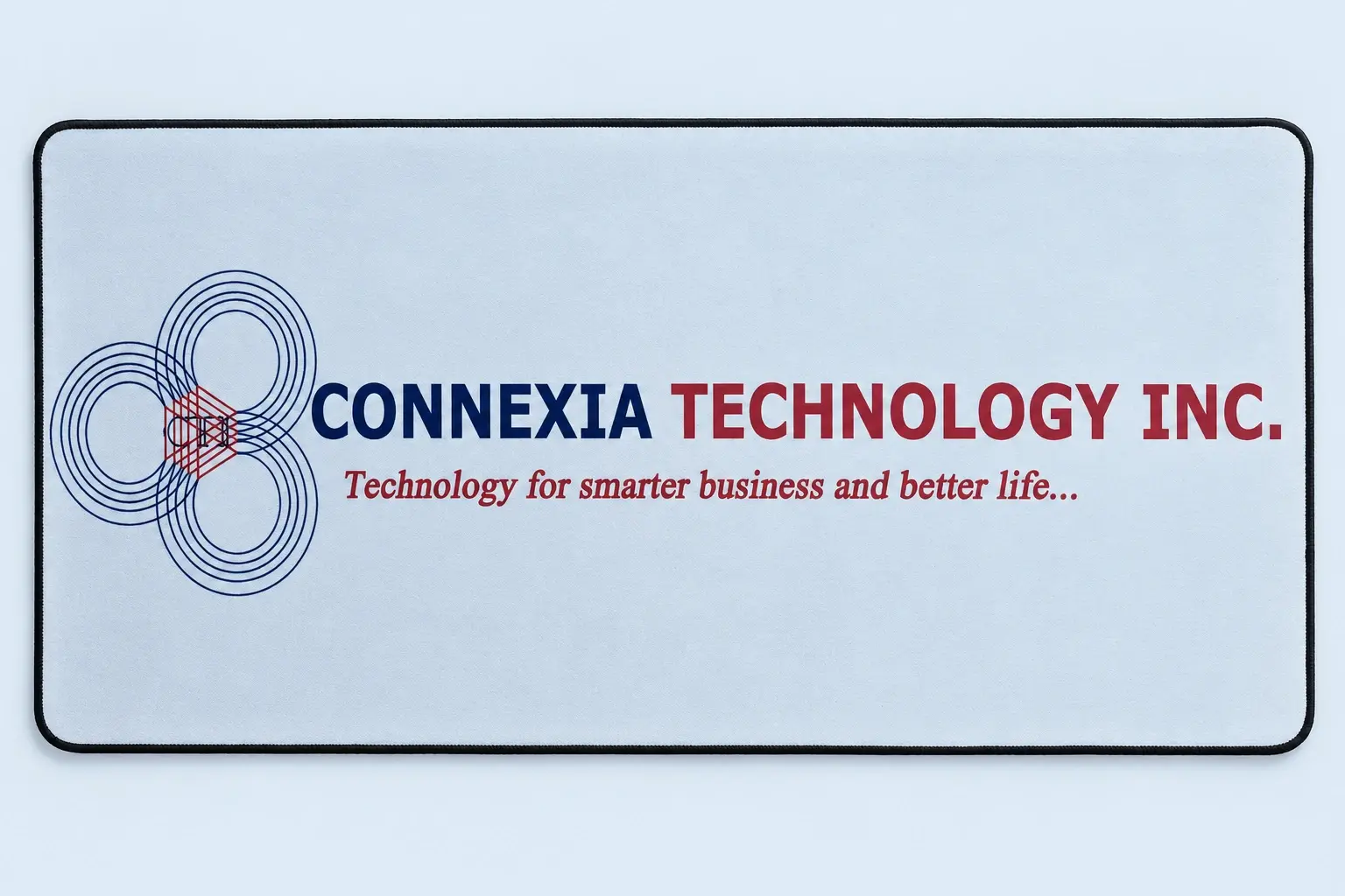 Cloud Blue studio presentation of Connexia Technology Deskmat.